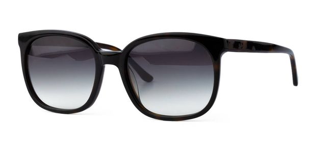 Stylish sunglasses isolated on white background, close up - Фото, изображение