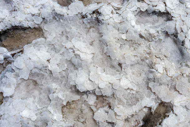 Fondo de sal natural, tomada en la bahía de mar  - Foto, imagen