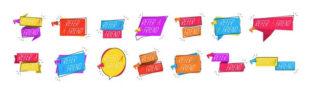 Refer a friend. - Vector, Image