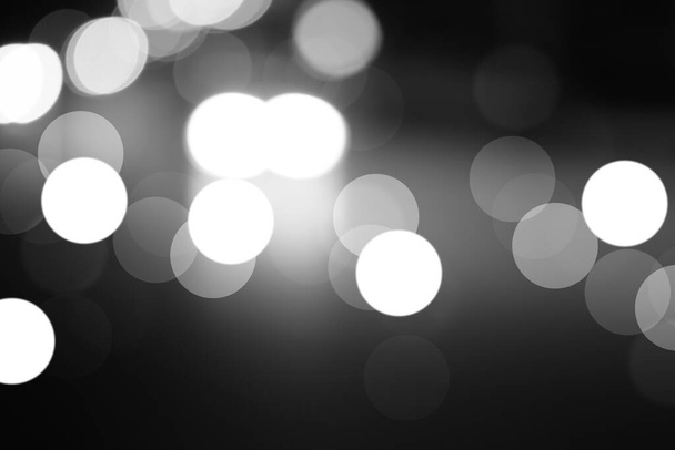 Blurred light gray gradient bokeh abstract background. - Photo, Image