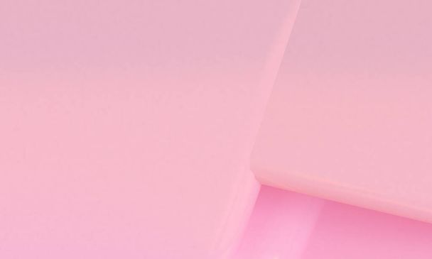 Rózsaszín doboz 3d minimalista stílus design, Jelenet pódium mock up bemutató, 3d render absztrakt háttér. - Fotó, kép