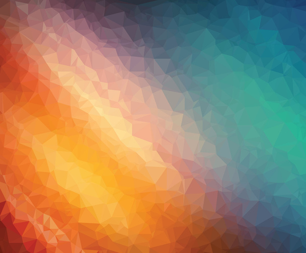 achtergrond moderne textuur driehoek geometrie galaxy kleurrijke harmonie - Vector, afbeelding