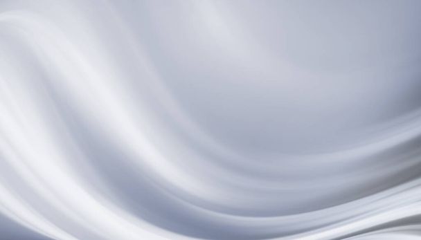 Abstract white and gray futuristic background. Light lines, waves. Blank gradient banner. - Photo, Image