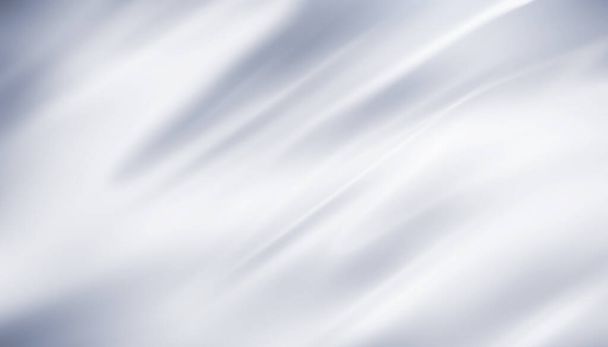 Abstract white and gray futuristic background. Light lines, waves. Blank gradient banner. - Photo, Image
