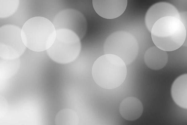 Gray bokeh blurred abstract for background. - Foto, afbeelding
