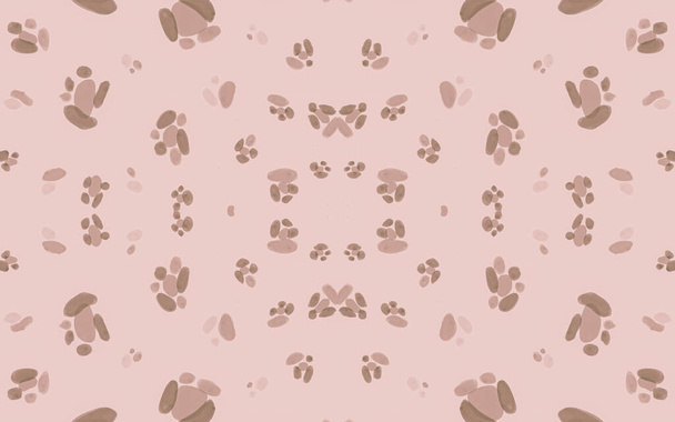 Rózsaszín Ocelot utánzat. Meztelen retro leopárd bőr  - Fotó, kép