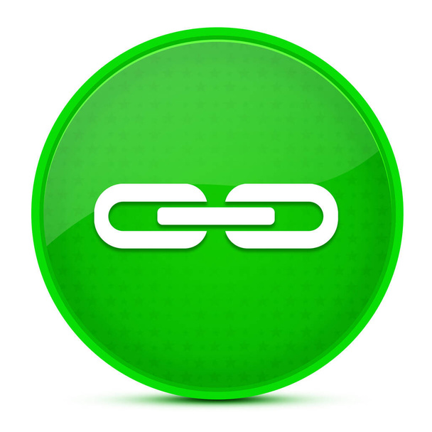 link esztétikai fényes zöld kerek gomb elvont illusztráció - Fotó, kép