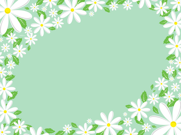 Daisies Background - Vetor, Imagem