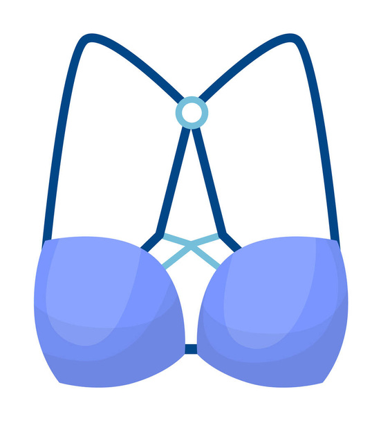 Breast lingerie for woman isolated on white background - Vektor, Bild