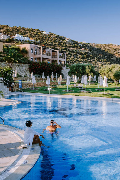 Creta Greece, vila do parque de Candia uma vila luxuosa das férias em Creta Greece - Foto, Imagem