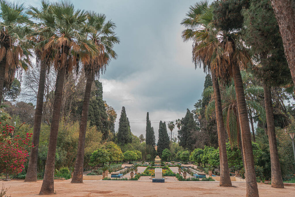 Jnane Sbile tuin / park in de medina van Fes - Foto, afbeelding