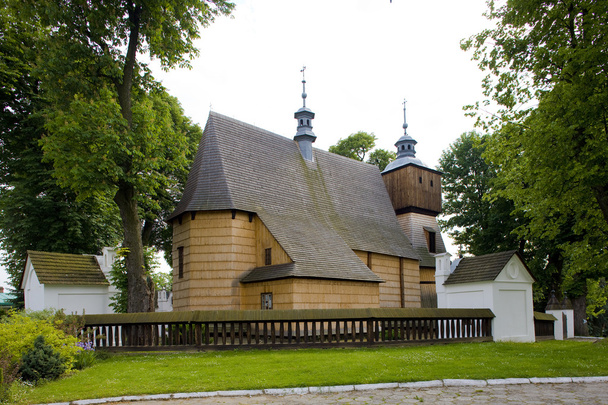 drewniany kościół - Zdjęcie, obraz
