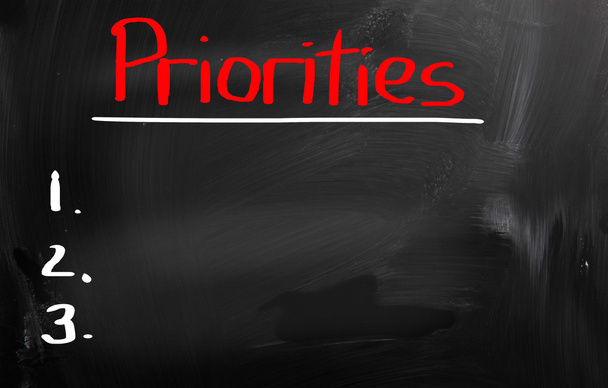 Concepto de prioridades
 - Foto, Imagen