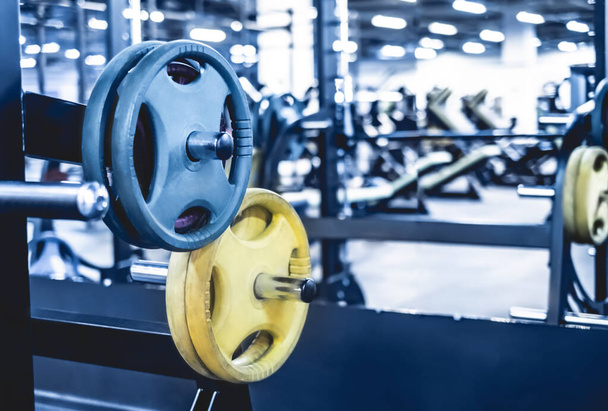 weights in athletic club - Photo, Image