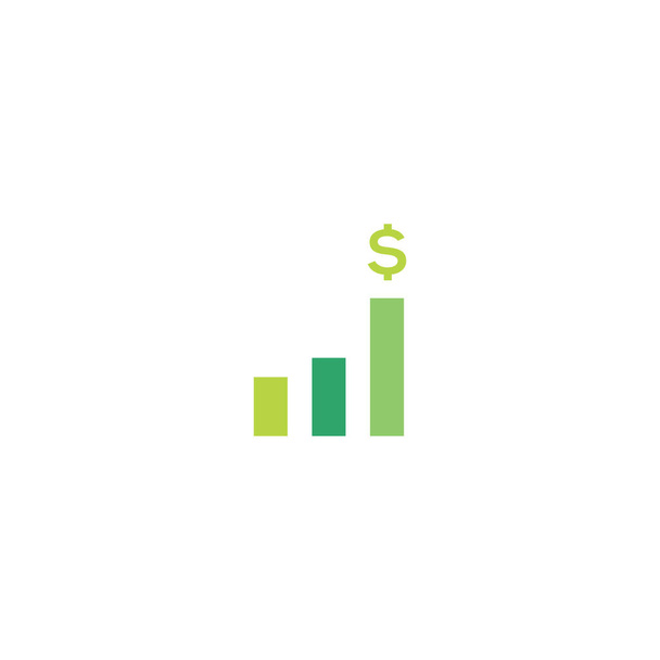 increase revenue vector icon design template - Vector, Image