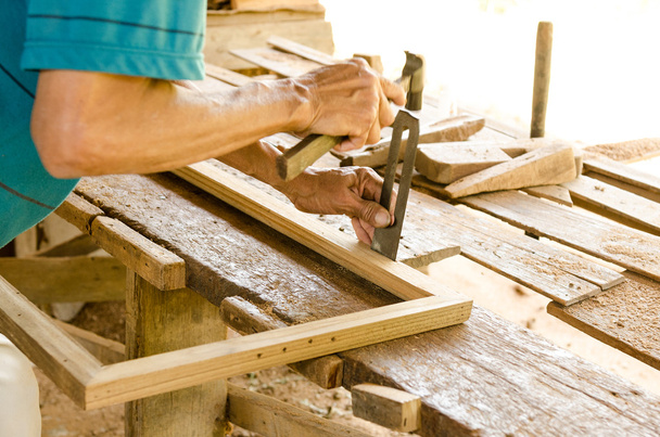 Carpenter working - Photo, Image
