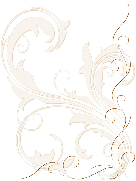 Abstract backdrop with swirly decoration - Vettoriali, immagini