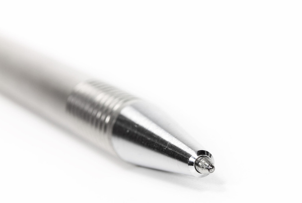 Zilveren pen - Foto, afbeelding