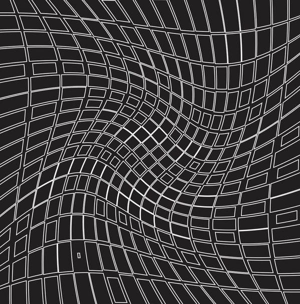 fond noir et blanc avec carrés - Photo, image