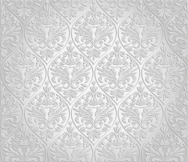 damast naadloze patroon - Vector, afbeelding