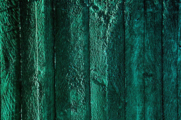 Abstract teal of petrol houten behuizing textuur van een betonnen wand voor achtergrond - Foto, afbeelding