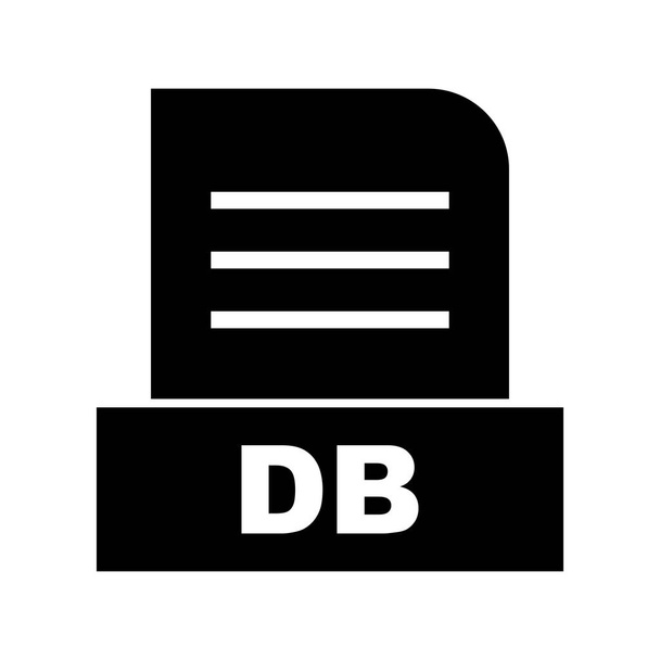 Vector DB file icon  - Διάνυσμα, εικόνα