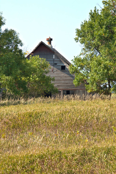 Architektura velkých dřevěných stodol mizejících z americké krajiny - Fotografie, Obrázek