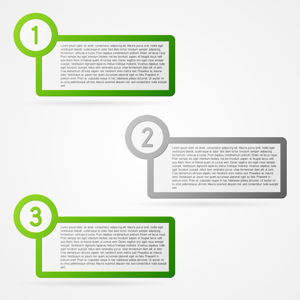 Green infographic elements set - Вектор, зображення