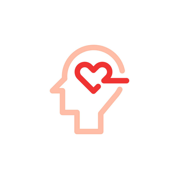 mental health vector icon design template - Vector, Image