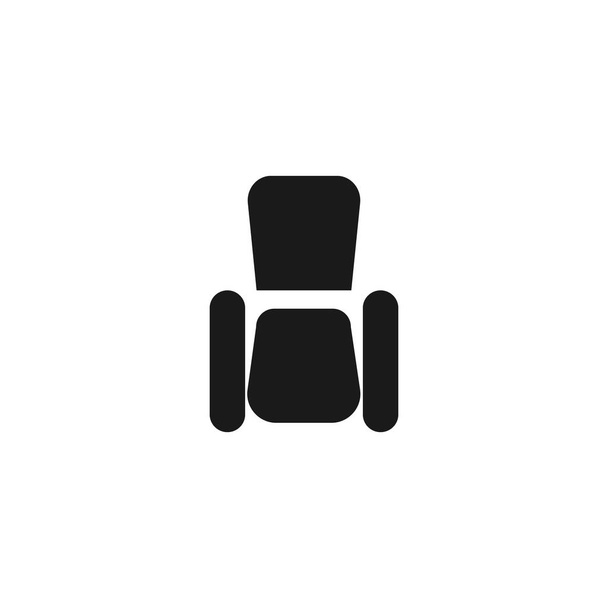 design de ilustração de estoque de logotipo da cadeira - Vetor, Imagem