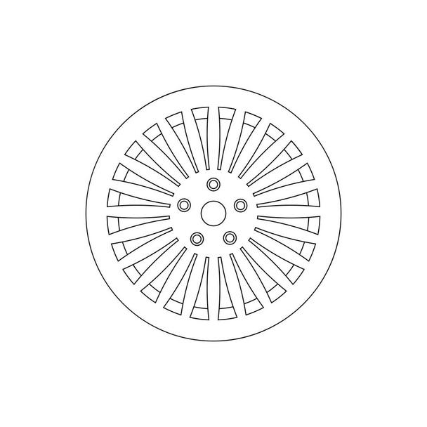 velg logó állomány illusztráció tervezés - Vektor, kép