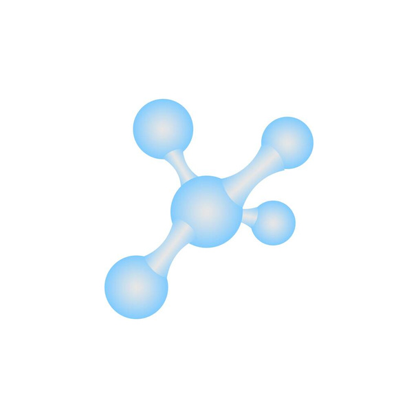 projekt ilustracji logo cząsteczki - Wektor, obraz