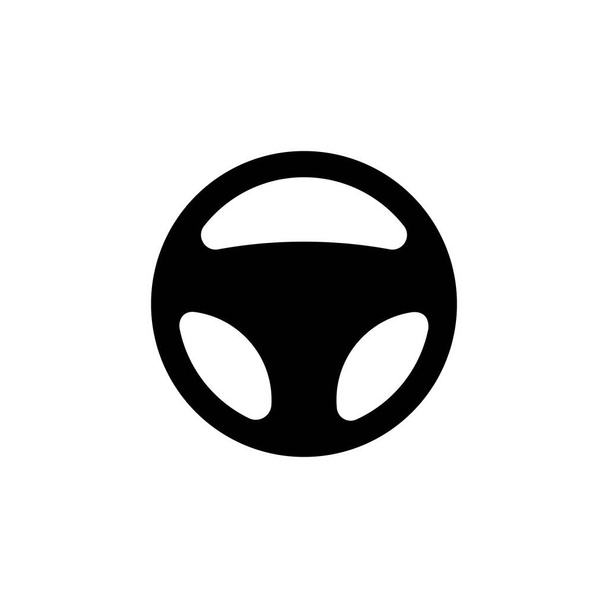 дизайн ілюстрації логотипу рульового колеса
 - Вектор, зображення
