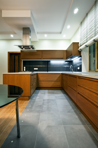 Interior of modern kitchen - Фото, изображение