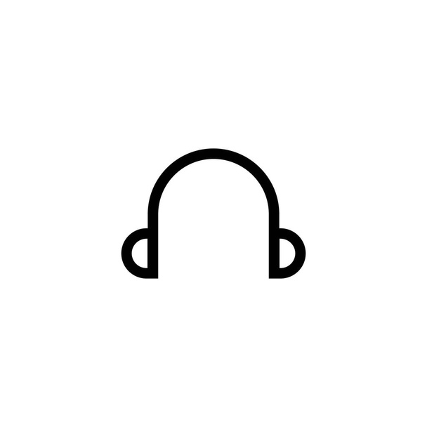 логотип навушника Векторний дизайн шаблон ілюстрації
 - Вектор, зображення