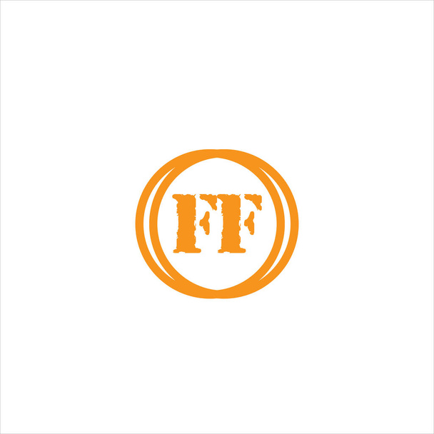 F F yhteinen kirjain logo monogrammi suunnittelu - Vektori, kuva