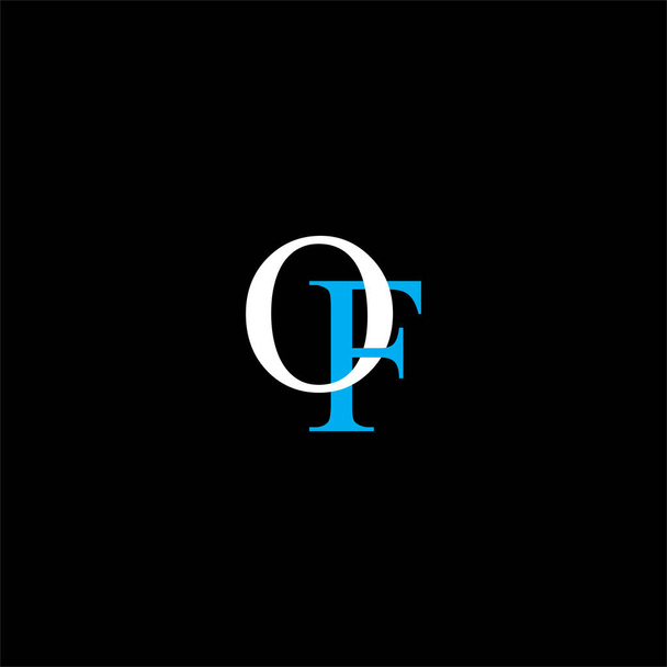 Эмблема F O с логотипом - Вектор,изображение