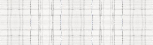 Indigo Square Picnic. Seamless Checkered Tweed.  - Photo, Image