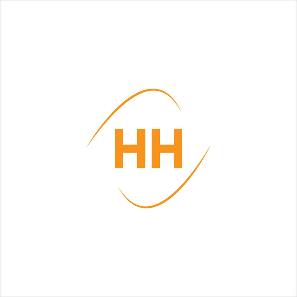 H H letra logo diseño abstracto - Vector, Imagen