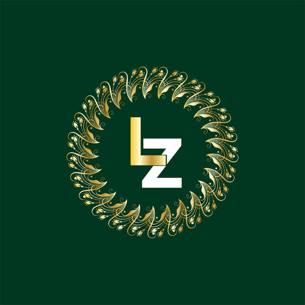 Абстрактный дизайн логотипа L Z - Вектор,изображение