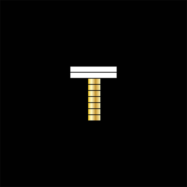 T I letter logo icon design - Vector, Image