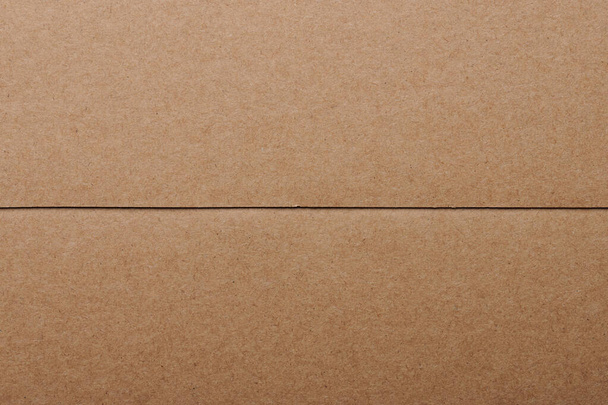 Rechte lijn in beige kleur papier karton van dichtbij bekijken - Foto, afbeelding