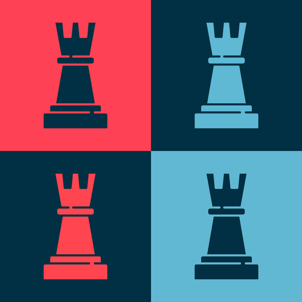 Chess piece 3D realistic icon. Smart board game elements. Chess