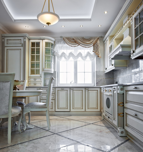 Luxury kitchen interior - Valokuva, kuva