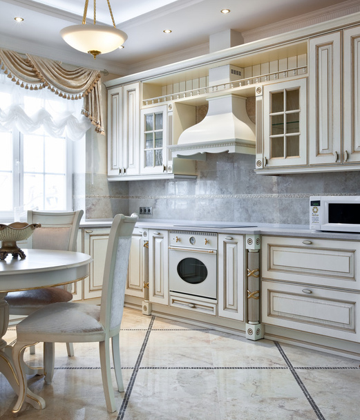 Luxury kitchen interior - Foto, Imagem