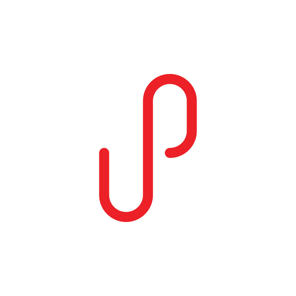Вектор дизайну логотипу літери UP
 - Вектор, зображення