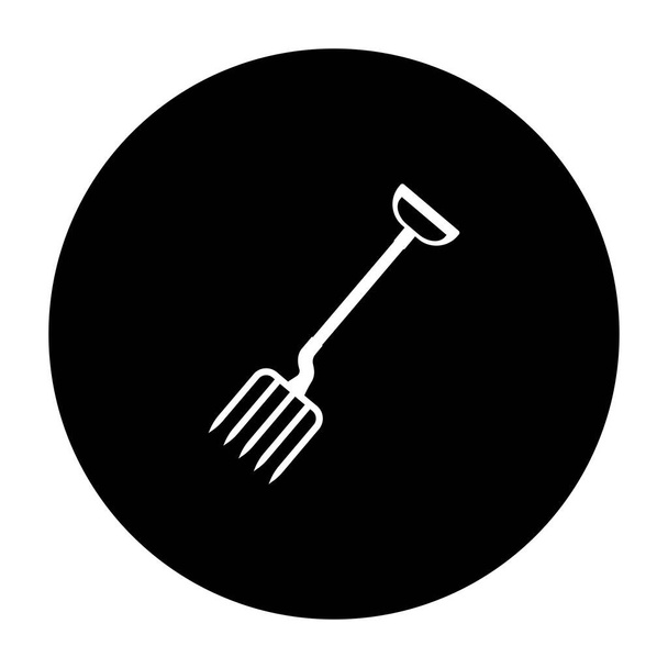 Gartenwerkzeug logo illustration design - Vektor, Bild