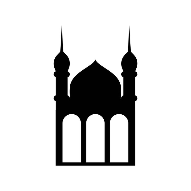 mezquita logotipo stock vektor plantilla - Vector, Imagen