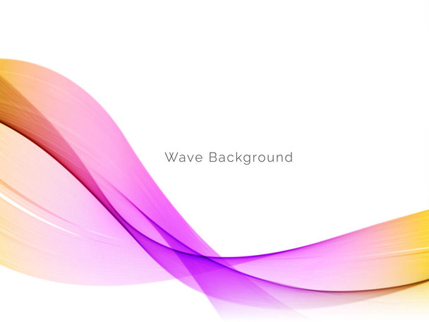 Attractive modern wave concept decorative background vector - Vector, Image