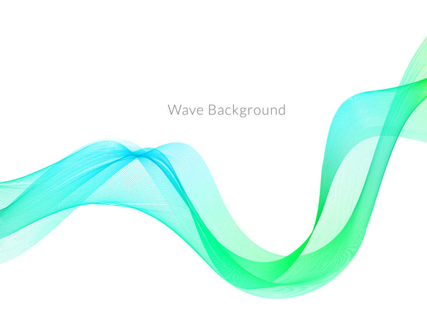 魅力的な現代波の概念装飾的な背景ベクトル - ベクター画像